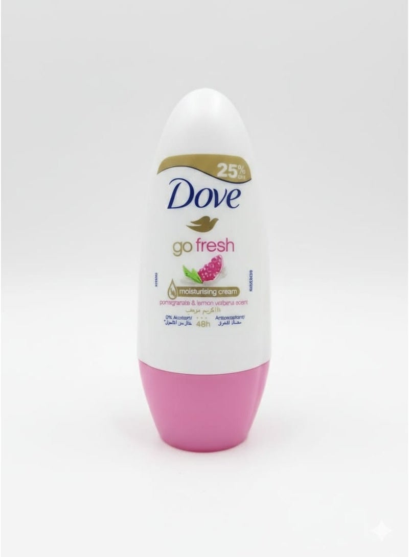 Dove Women Antiperspirant Deodorant Roll-On Pomegranate-50 Ml - Image 1